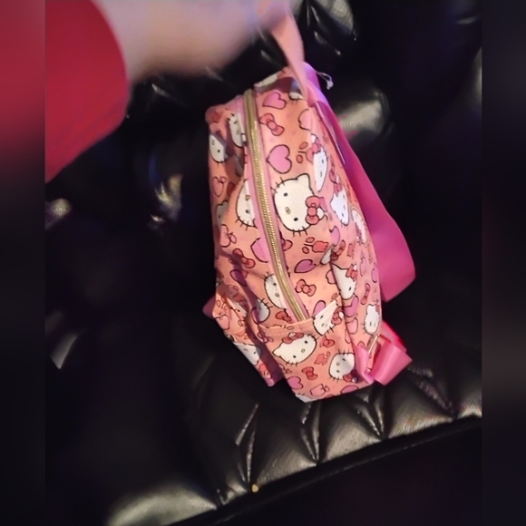 Hello Kitty Pink Patterned Mini Backpack - Picture 3 of 6